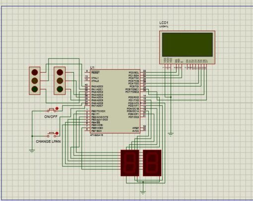 آموزش برنامه‌نویسی میکروکنترلر AVR برای کنترل ترافیک